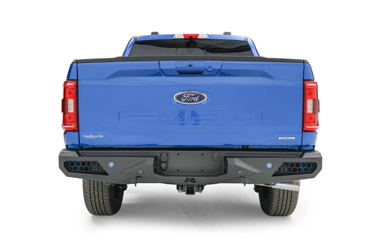 FabFours Vengeance Series Rear Bumper 21-24 Ford F-150 w/ Sensors
