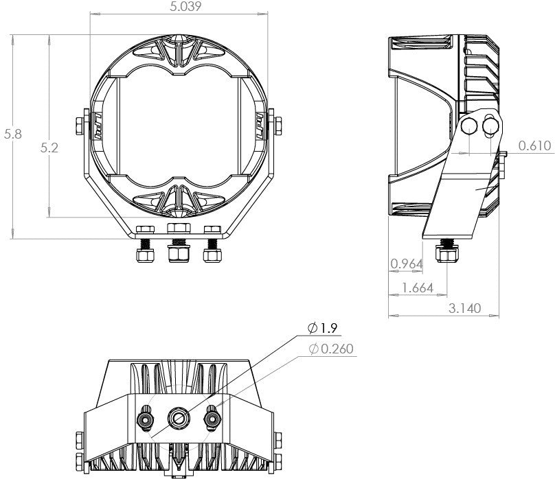 BAJA DESIGNS LP4 Pro LED Auxiliary Light Pod Pair- Universal