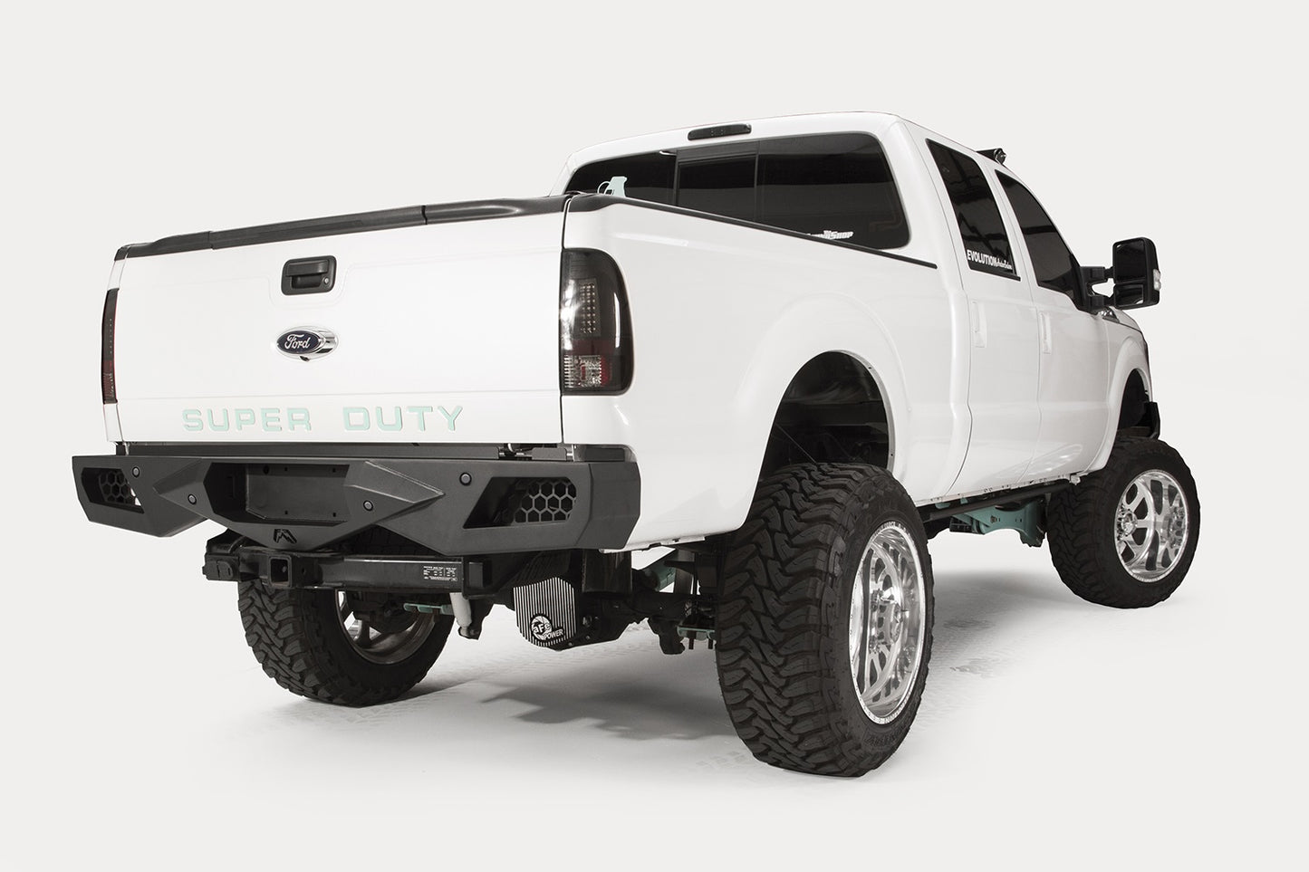 FabFours Vengeance Series Rear Bumper 11-16 Ford F-250/F-350 w/ Sensors