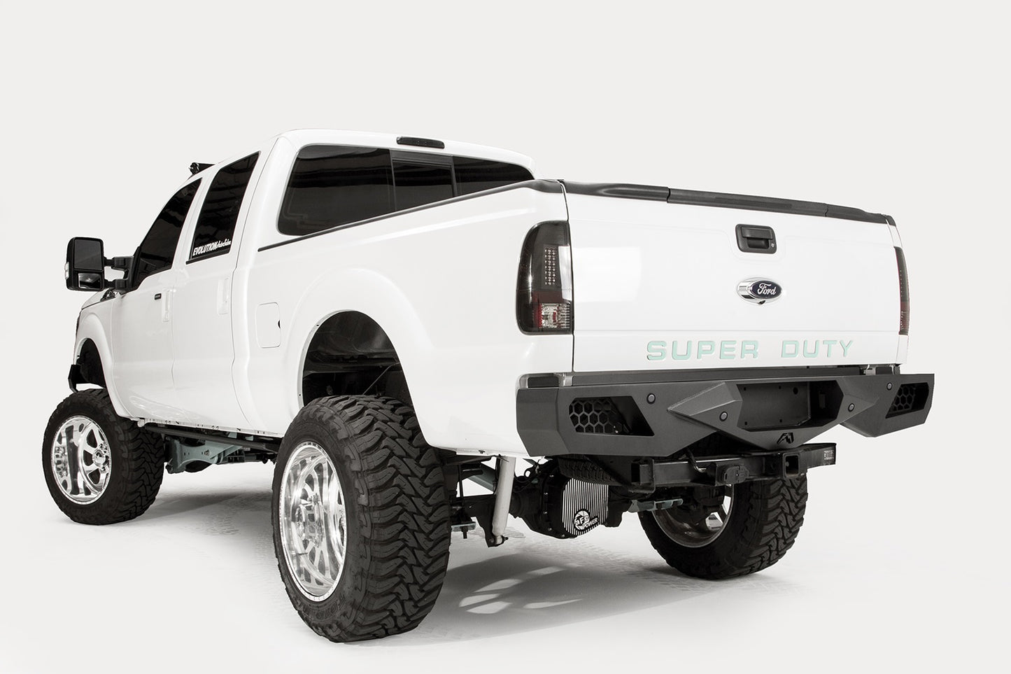FabFours Vengeance Series Rear Bumper 11-16 Ford F-250/F-350 w/ Sensors