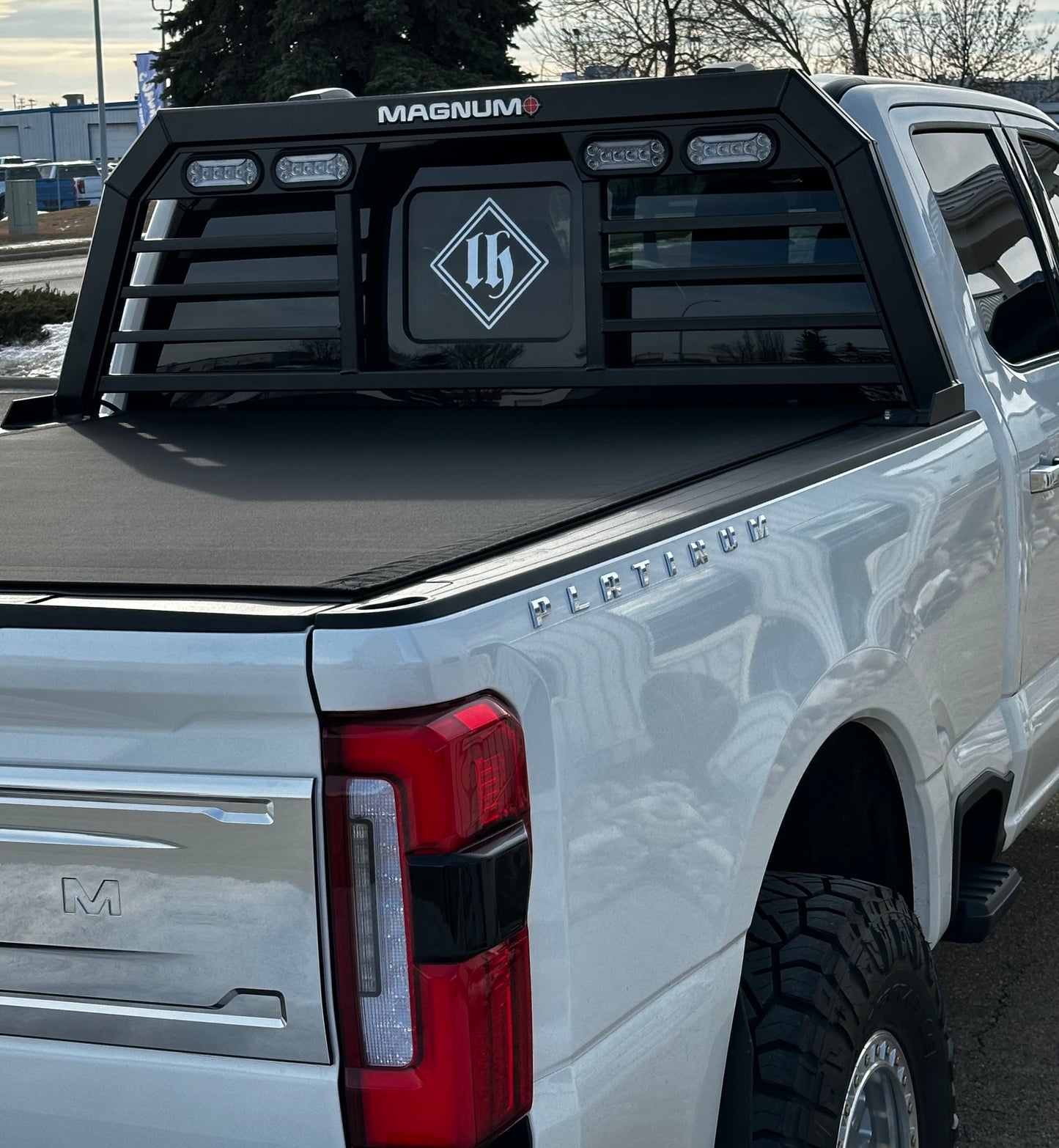 MAGNUM HEADACHE RACK LO PRO w/Window Cutout 2024 Chevy/GMC 2500/3500