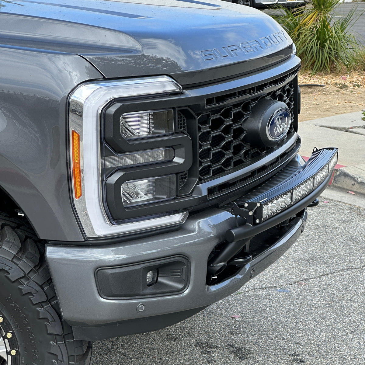 Factory Aftermarket 2017-Current Ford Super Duty Light Bar Mount | CJC Offroad