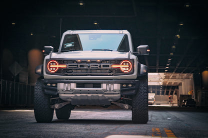 ALPHAREX NOVA-Series LED Projector Headlights - 21-24 Ford Bronco - Black