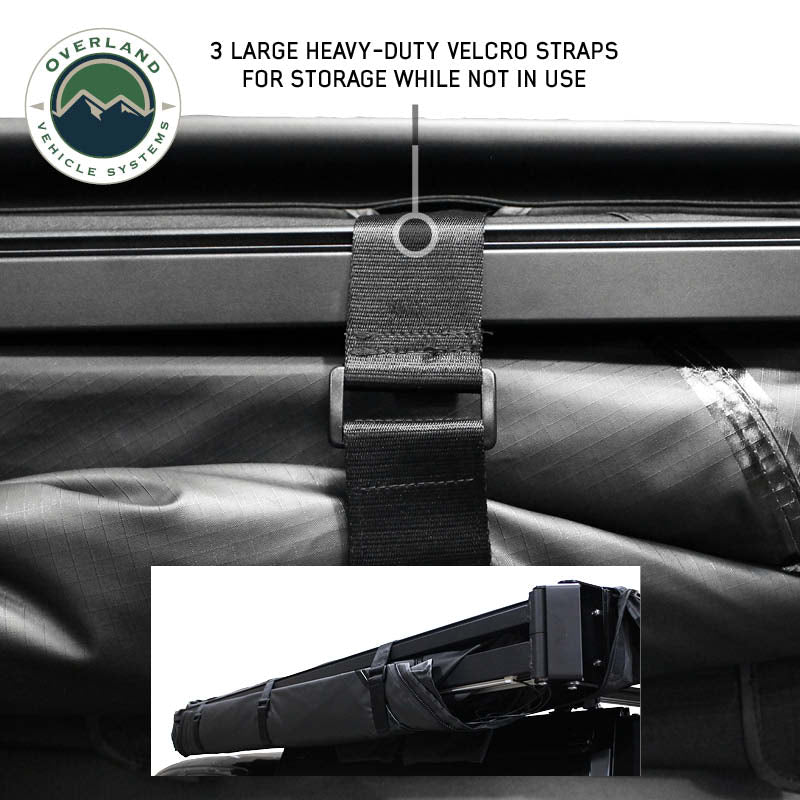 XD NOMADIC 270 DEGREE AWNING W/LIGHTS AND BLACK OUT, PASSENGER SIDE
