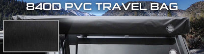 XD NOMADIC 270 DEGREE AWNING W/LIGHTS AND BLACK OUT, DRIVERS SIDE