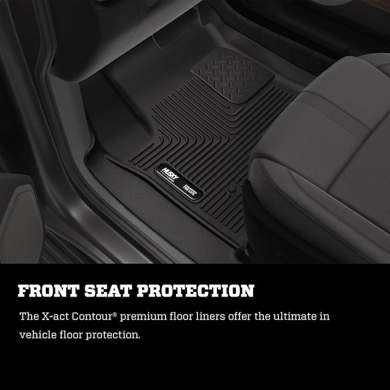 HUSKY LINERS #54201 X-ACT CONTOUR SERIES - 19-25 CHEVY/GMC 1500/2500/3500 CREW/CAB **W/ PSEUDO STORAGE BOX** - REAR