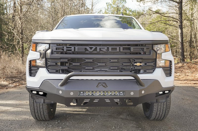 FabFours Vengeance Front Bumper w/ Pre-Runner Guard 2022+ Chevrolet 1500