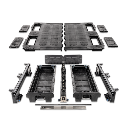 DECKED TRUCK BED STORAGE SYSTEM ; 19-25 CHEVY/GMC 1500 6'6" BOX ("WIDE" BED WIDTH)
