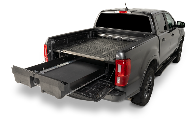 DECKED TRUCK BED STORAGE SYSTEM + ACCESSORY PACK - 2024+ TACOMA 5' BED WITH POWER ACCESSORY BED