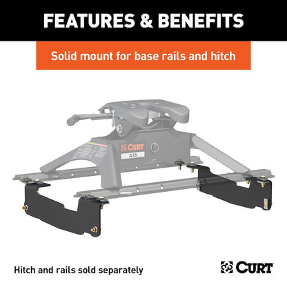 CURT CUSTOM BRACKETS ; 04-14 FORD F150 6.5' & 8' BOX ONLY