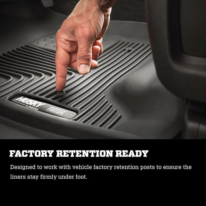HUSKY LINERS #54201 X-ACT CONTOUR SERIES - 19-25 CHEVY/GMC 1500/2500/3500 CREW/CAB **W/ PSEUDO STORAGE BOX** - REAR