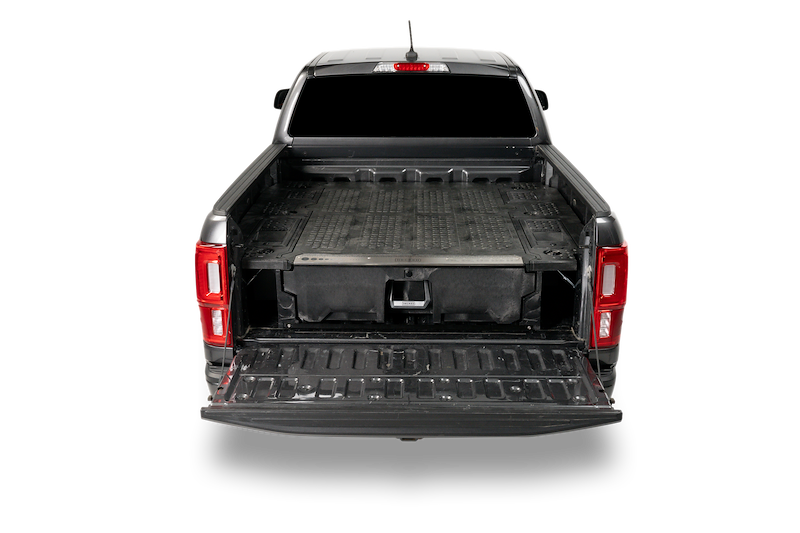 DECKED TRUCK BED STORAGE SYSTEM + ACCESSORY PACK - 2024+ TACOMA 5' BED WITH POWER ACCESSORY BED
