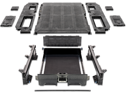 DECKED TRUCK BED STORAGE SYSTEM ; 24-25 TOYOTA TACOMA 5'1" BOX WITH POWER ACCESSORY BED