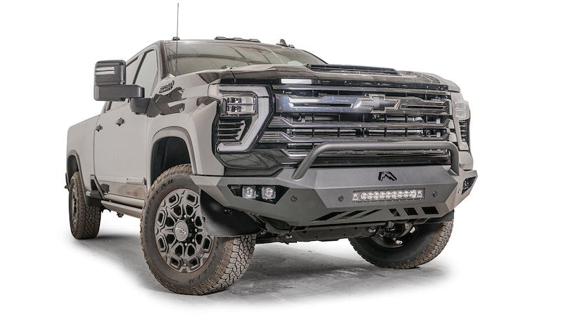 FabFours Vengeance Front Bumper w/ Pre-Runner Guard 2024+ Chevy 2500/3500