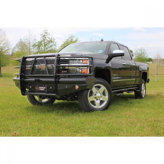 RANCH HAND LEGEND SERIES FRONT BUMPER w/Grille Guard for 2015-2019 Chevy Silverado 2500/3500