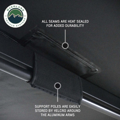 XD NOMADIC 270 DEGREE AWNING W/LIGHTS AND BLACK OUT, PASSENGER SIDE