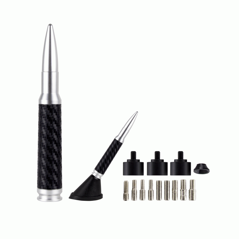 Ammotenna - .50 Caliber Replica Antenna - Billet With Carbon Fiber Wrap