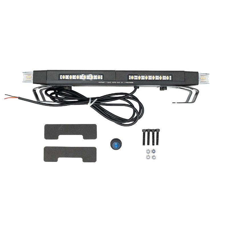 PUTCO HORNET LED Stealth Rooftop Strobe Light Bar - 16" - AMBER