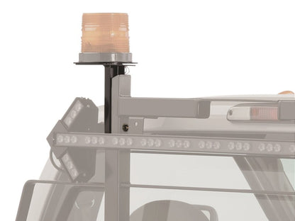 BACKRACK BLACK STEEL DRIVER SIDE LIGHT BRACKET WITH 6.5" BASE