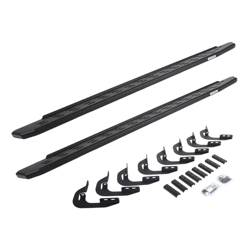 Go Rhino RB30 Running Boards w/Mounting Bracket Kit 99-16 Ford F-250/F-350 - Textured/Bedliner