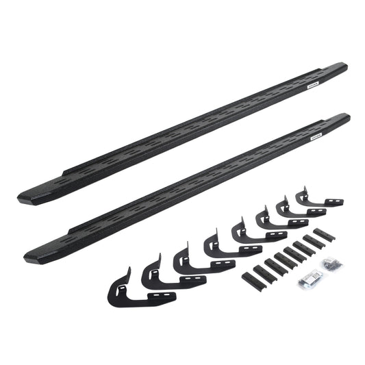 Go Rhino RB30 Running Boards w/Mounting Bracket Kit - Crew Max Only 07-21 Toyota Tundra - Textured/Bedliner