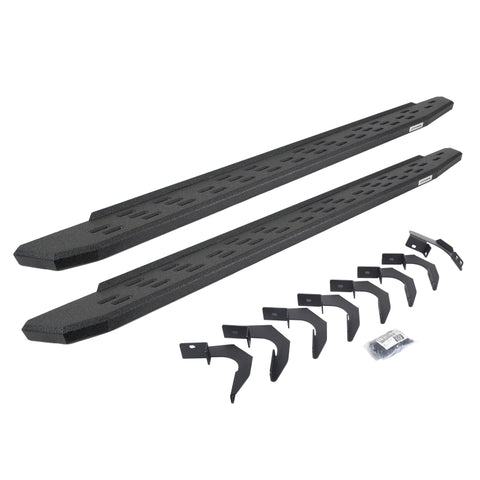 Go Rhino RB30 Running Boards w/Mounting Bracket Kit 19-24 Dodge/RAM 1500 - Textured/Bedliner