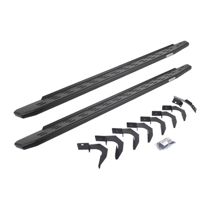 Go Rhino RB30 Running Boards w/Mounting Bracket Kit 15-19 Chevy/GMC 2500 15-18 Chevy/GMC 3500 - Powder Coat
