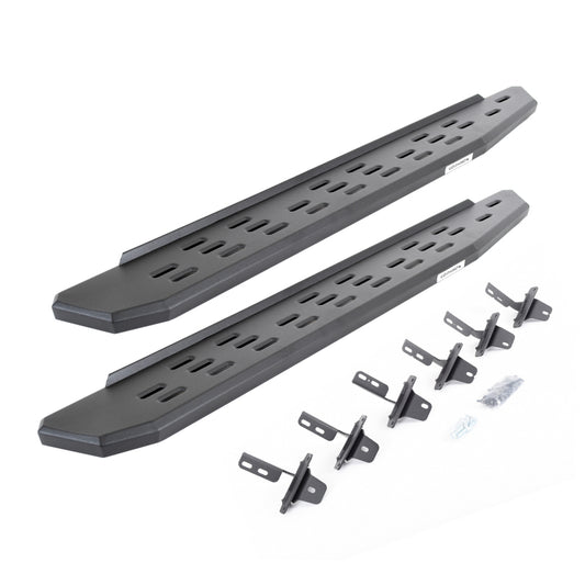 Go Rhino RB30 Running Boards w/Mounting Bracket Kit 21-24 Ford Bronco - Powder Coat