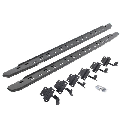 Go Rhino RB30 Running Boards w/Mounting Bracket Kit 04-14 Ford F-150 - Powder Coat