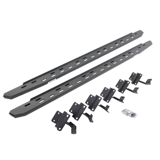 Go Rhino RB30 Running Boards w/Mounting Bracket Kit 04-14 Ford F-150 - Powder Coat