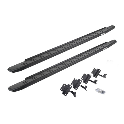 Go Rhino RB30 Running Boards w/Mounting Bracket Kit 15-24 Ford F-150 17-24 Ford F-250/F-350 - Powder Coat