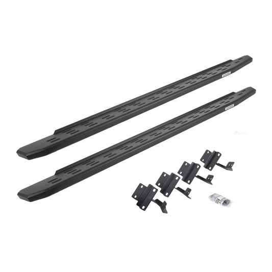 Go Rhino RB30 Running Boards w/Mounting Bracket Kit 15-24 Ford F-150 17-24 Ford F-250/F-350 - Powder Coat