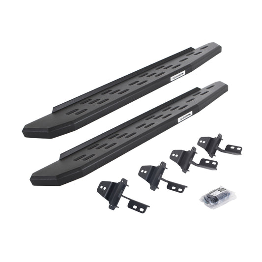 Go Rhino RB30 Running Boards w/Mounting Bracket Kit 18-24 Jeep Wrangler  - Powder Coat
