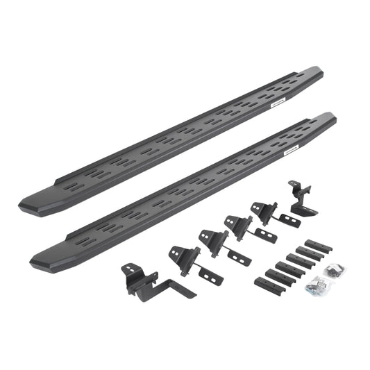Go Rhino RB30 Running Boards w/Mounting Bracket Kit 07-18 Jeep Wrangler - Powder Coat