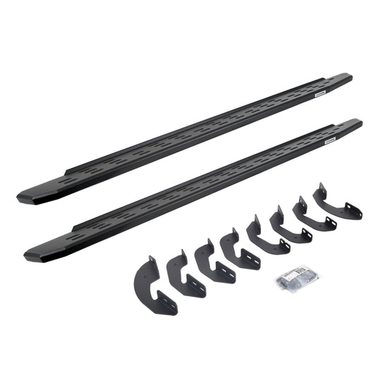 Go Rhino RB30 Running Boards w/Mounting Bracket Kit - Crew Max Only 07-21 Toyota Tundra - Powder Coat