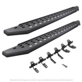 Go Rhino RB20 Running Boards w/Mounting Brackets Kit - Double Cab 07-21 Toyota Tundra - Powder Coat