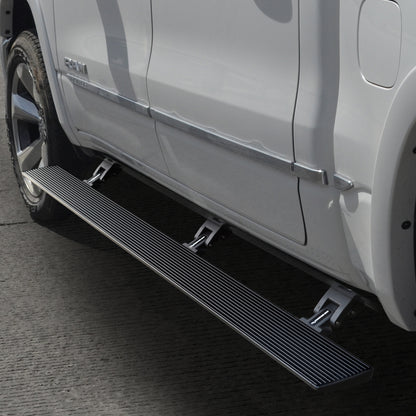 Go Rhino E1 Electric Running Board Kit - Three Brackets Per Side - 19-24 Dodge/RAM 1500 Ext. Cab - Powder Coat