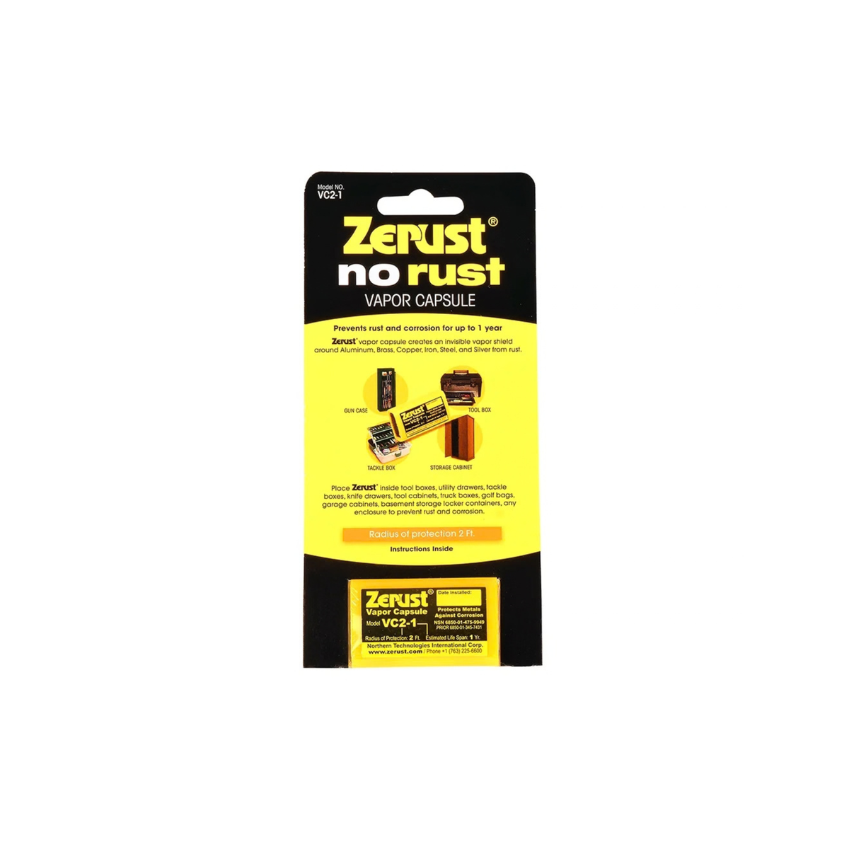 BROWNING SAFES -  ZERUST® Vapor Capsule