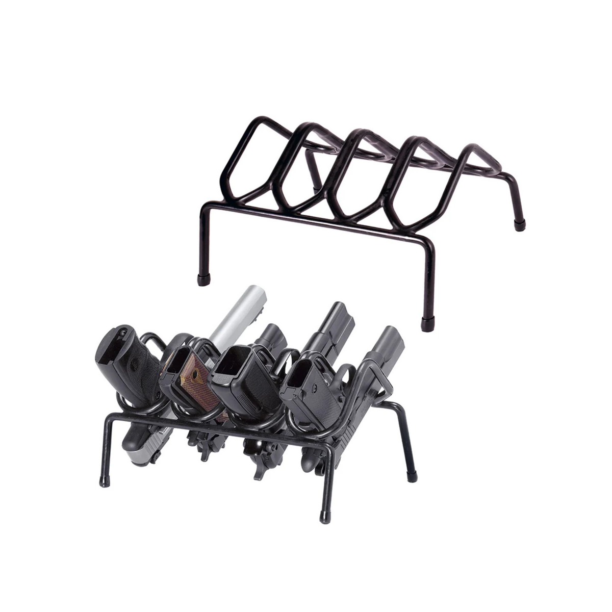 Freestanding 4-Gun Pistol Rack