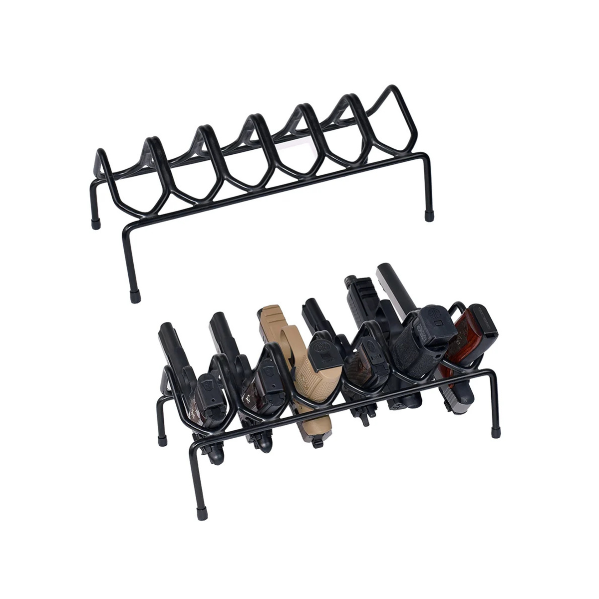 Freestanding 6-Gun Pistol Rack