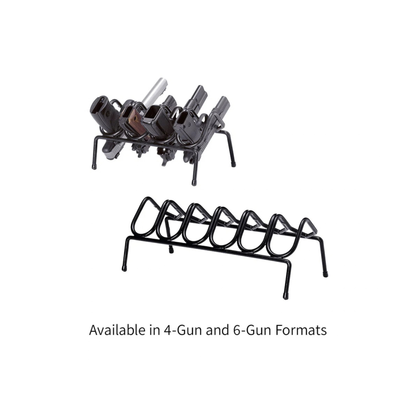 Freestanding 6-Gun Pistol Rack