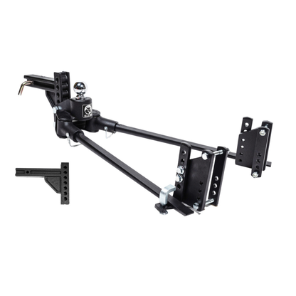 BXW0850 TrackPro Weight Distribution Hitch – 7 Hole Shank, 800lbs Tongue, 8000lbs Towing, 2″ Receiver