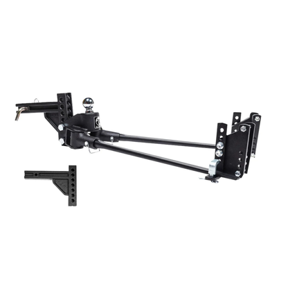 BXW0650 TrackPro Weight Distributing Hitch – 7 Hole Shank, 600lbs Tongue, 6000lbs Towing, 2″ Receiver