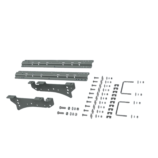 B&W UNIVERSAL MOUNTING RAILS w/ Custom Installation Brackets for 2005-2010 Ford F-250/F-350