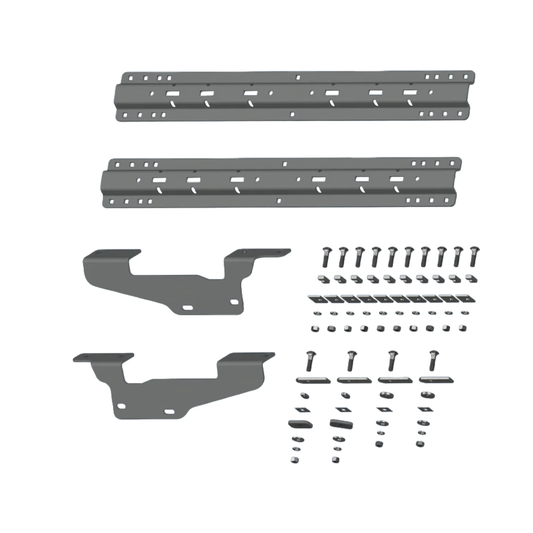 B&W UNIVERSAL MOUNTING RAILS w/ Custom Installation Brackets for 2015-2026 Ford F150 (*Some Exclusions Apply)