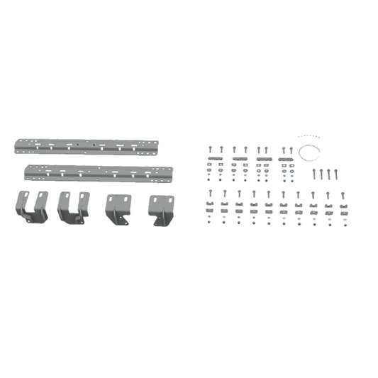 B&W UNIVERSAL MOUNTING RAILS w/ Custom Installation Brackets for 2020-2026 CHEVY/GMC 2500 & 3500 (not for CarbonPro Bed)