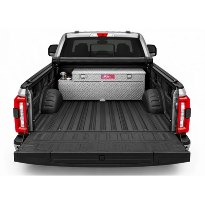 RDS 50 GAL TRANSFER TANK/TOOLBOX COMBO Aluminum Silver