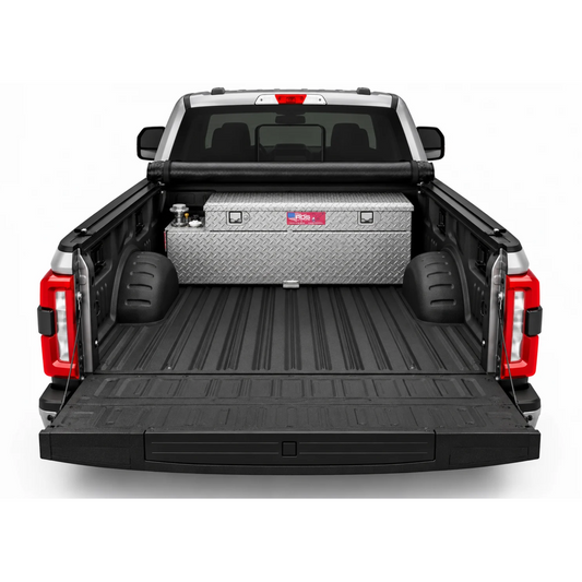 RDS 50 GAL TRANSFER TANK/TOOLBOX COMBO Aluminum Silver