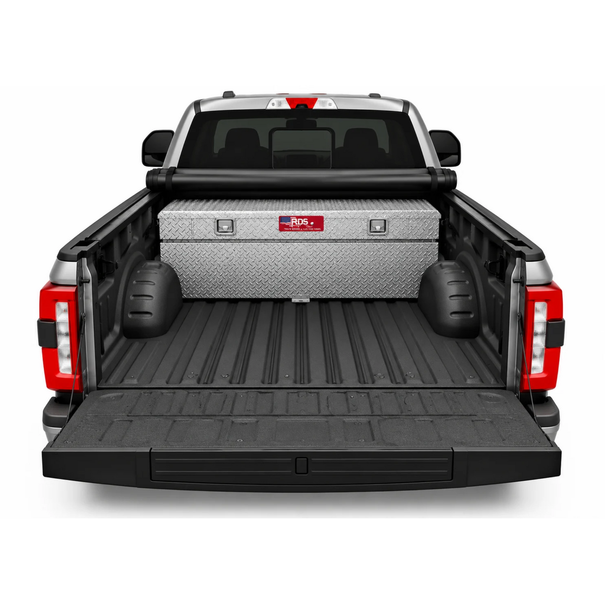 RDS 60 GAL TRANSFER TANK/TOOLBOX COMBO Aluminum Silver