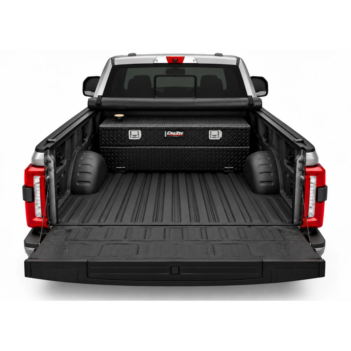 DEEZEE 43 GALLON TRANSFER TANK/TOOLBOX COMBO Aluminum Black
